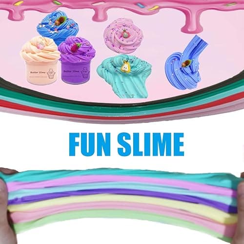 54 Pack Butter Slime Toy kit, Super Soft and Non-Sticky,Very Suitable Birthday Gifts for Boys and Gir,Party Favors,Stress Relief Toys,Easter Filling Stuffers. thumbnail 4