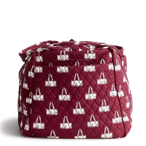 Vera Bradley Women's Premium Cotton Large Original Duffel Travel Bag - One Size - Duffel Mosaic thumbnail 4