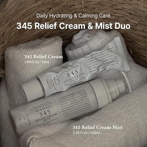 Dr.Althea 345 Relief Cream & Mist Duo, Korean Vegan Skin Care Set | Soothing Recovery & Moisture for Sensitive Skin, Daily Post-Acne Moisturizer, Versatile Hydration Mist Spray thumbnail 2