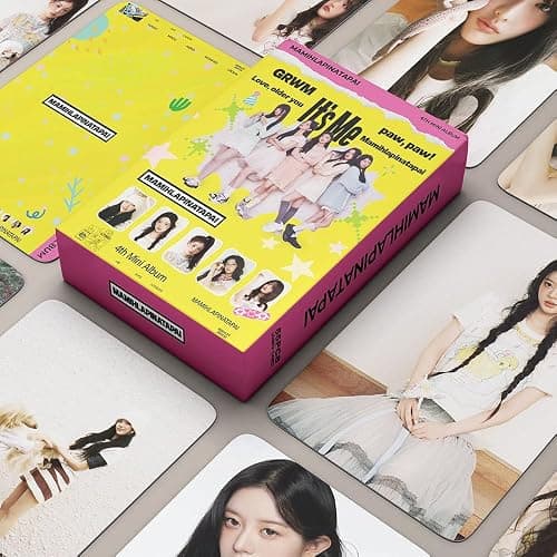 ILLIT 4th Mini Album MAMIHLAPINATAPAI Lomo Card Set - 55PCS HD Kpop Photocards, Collectible Merchandise for MAGO Fans, ILLIT Solo & Group Photo Cards thumbnail 3
