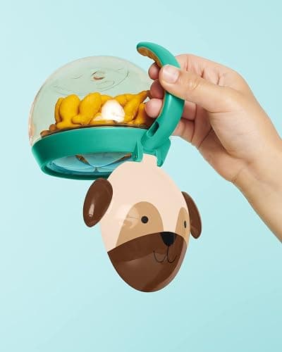 Skip Hop Baby Snack Container, Mealtime Snack Cup, Pug thumbnail 6