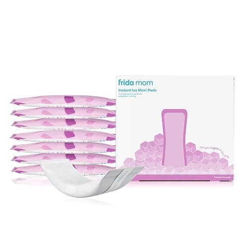 Frida Mom 2-in-1 Postpartum Pads, Absorbent Perineal Ice Maxi Pads, Instant Cold Therapy Packs and Maternity Pad in One - Image 1