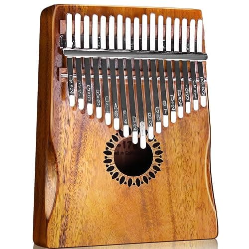 Newlam Kalimba Thumb Piano 17 Keys, Portable Mbira Finger Piano Gifts for Kids and Adults Beginners - Image 1