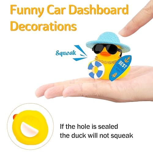 wonuu Summer Beachy Vacation Duckies, Tropical Paradise Rubber Duck Beach Surfing Ocean Voyage Rubber Ducks (Blue, Surf Board, Lifebuoy) thumbnail 6