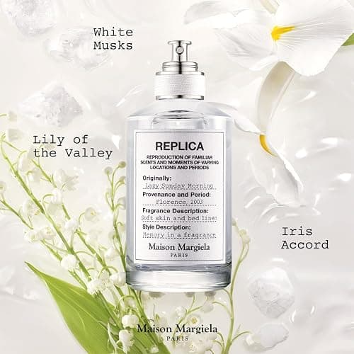 Maison Margiela - Replica - Lazy Sunday Morning Eau de Toilette - Fresh & Floral Fragrance - With Lily of the Valley, Iris Accord & White Musks Accord thumbnail 3