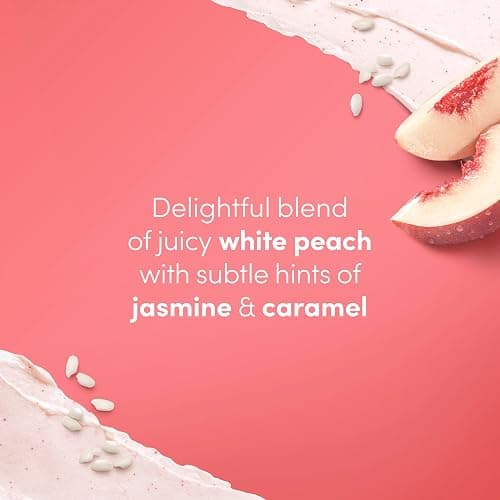 Dove Body Scrub White Peach & Crushed Rice, 15 oz | Exfoliating body scrub that buffs away dull skin and deeply nourishes for soft, smooth and radiant skin thumbnail 4