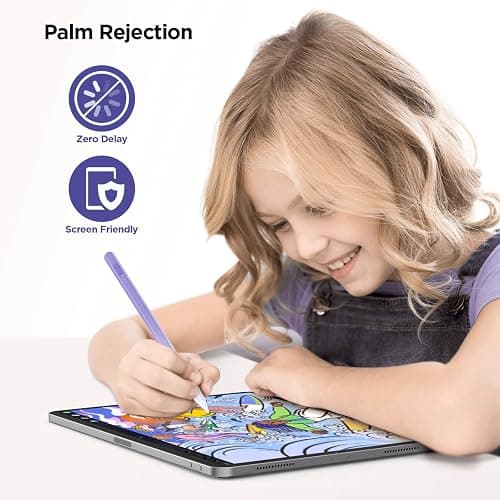 DEGGE Stylus Pen for iPad 2018-2025, 15Mins Fast Charge for Apple Pencil, Palm Rejection, Compatible with iPad A16 11/10/9/8/7/6, iPad Pro M5/M4/12.9"/11", iPad mini 7/6/5, iPad Air M3/M2/5/4/3 thumbnail 4