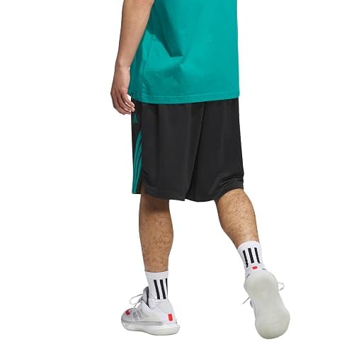 adidas Mens Basketball Legends 3-Stripes Shorts thumbnail 2