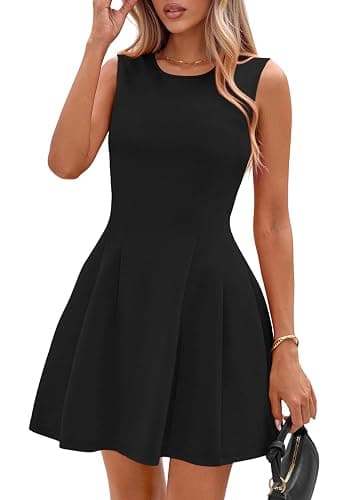 PRETTYGARDEN Summer Dresses for Women 2025 Elegant Classy A Line Business Casual Work Graduation Cocktail Short Dress - Image 1