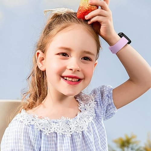Meliya [4 Pack] Bands for Gabb Watch 3 2 1 / Gizmo Watch 3 2 1 / SyncUP Watch Bands for Kids, 20mm Soft Silicone Breathable Sport Replacement Strap for Gizmo Watch 3 2 1 for Boys and Girls thumbnail 8