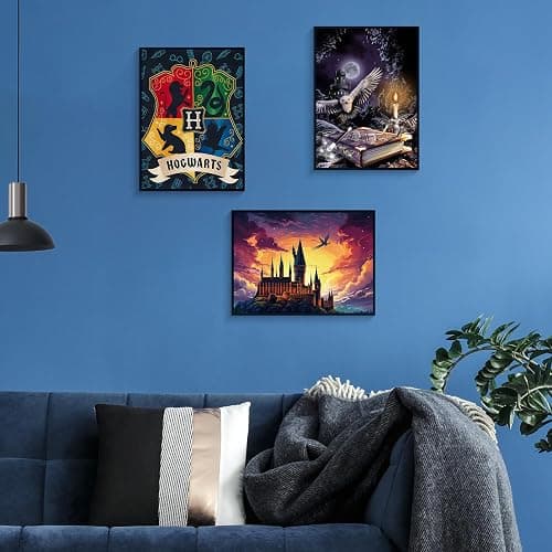 KNJSIEN Diamond Painting Art Kits for Adults Movie Diamond Painting Stickers Full Round Drill DIY Arts, Size 12"x16" thumbnail 2