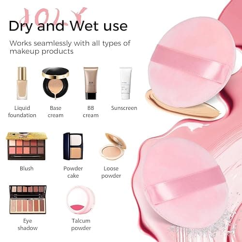 HGHDBT 46Pcs Pink Makeup Brushes Set Professional Makeup Kit Multi-functional Makeup Tool Set with Facial Makeup Accessories, Foundation Makeup Brush Kit Eye and Face Make up Brushes & Tools thumbnail 8