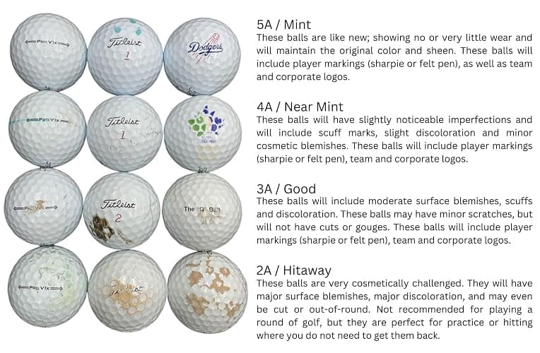Golf Ball Planet 100 Shag/Practice/Hit Away/Range Used Golf Ball Mix in Mesh Bag thumbnail 6
