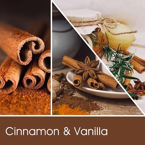 Fall Candle, Cinnamon Vanilla Spice Candles, 19oz Large Candle | Fall Scented Candles Gifts for Women, Thanksgiving Table Centerpiece, Farmhouse Autumn Decorations for Harvest Home Decor thumbnail 6