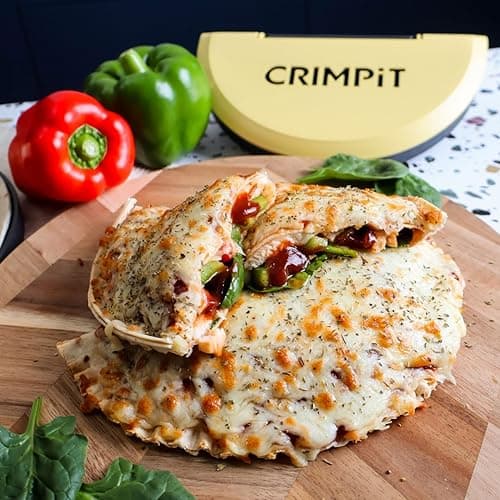 CRIMPiT Burrito Size TWIN PACK - Create Mess Free Burritos, Calzones, Quesadillas & More - Start Enjoying Tortillas Like You've Never seen Them Before - Tortilla Sealer thumbnail 8