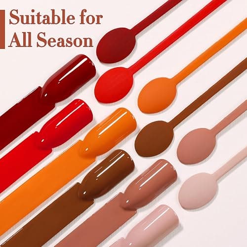 Double Rhythm 28Pcs 0.5Oz Gel Nail Polish Set Same Color Same Bottle Gel Polish Kit Nail Art Manicure Salon DIY at Home for Women (White Pink Collection-T24-2) thumbnail 6