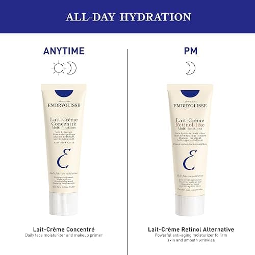 Embryolisse Lait-Crème Concentré, Multifunction Daily Moisturizer, Primer, and Makeup Remover, Suitable for All Skin Types. French Face Cream With Shea Butter & Aloe Vera - 1.01 Fl Oz (Pack of 1) thumbnail 4