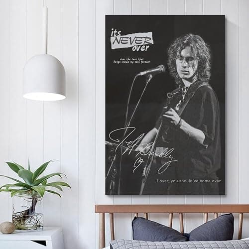 JHAMZPOSTER Jeff Buckleys Poster Vintage Music Poster Canvas Art Aesthetic And Wall Art Picture Decorstyle 12x18inch(30x45cm) thumbnail 5
