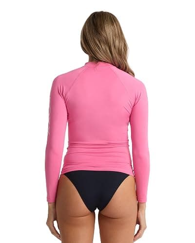 Long Sleeve Compression Fit Rashguard UPF 50+ Quick Dry Recycled Swim Shirt thumbnail 6