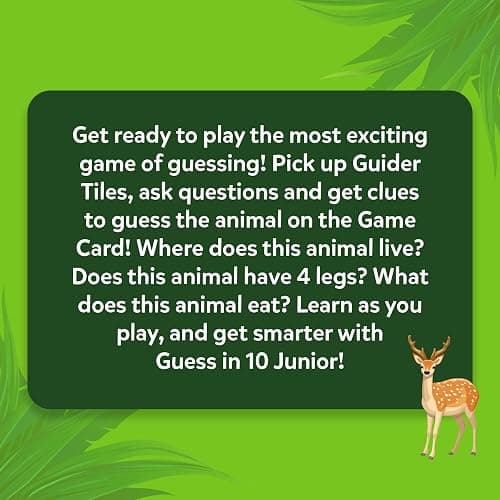 Skillmatics Guess in 10 - Animal Kingdom, Card Game, Christmas Stocking Stuffers for Preschool Kids, Girls & Boys, Fun Travel Game, Gifts for Ages 3, 4, 5, 6 thumbnail 8