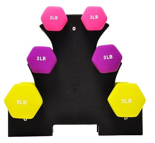 Fitvids Adjustable Dumbbell Set, Cast Iron Weight Plates with Non-Slip Ergonomic Handles, Detachable Barbell Connector for Full-Body Workouts, Compact Design for Home Gym & Small Spaces, Multiple Sizes thumbnail 2