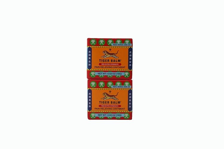 Tiger Balm Red Extra Strength Pain Relieving Ointment 18g (Pack of 2) - Image 1