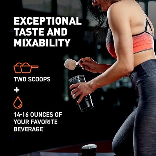 Body Fortress Super Advanced Whey Protein Powder, Cookies N’ Creme, 60g Protein & 12g BCAAs Per 2 Scoops, Muscle Gain & Recovery, Immune Support with Vitamins C & D, 1.78lbs (Packaging May Vary) thumbnail 7