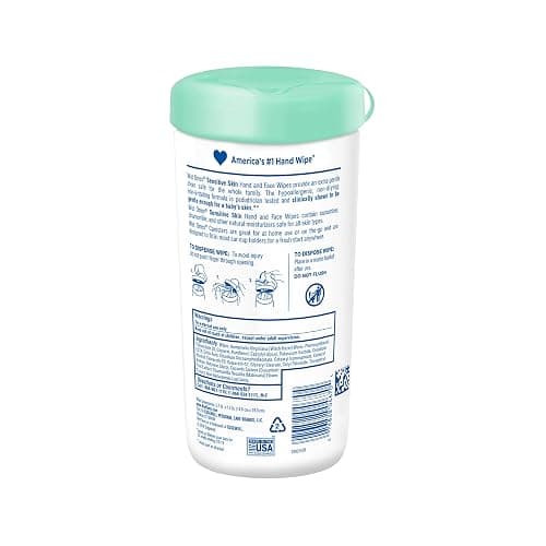 Wet Ones Hand and Face Wipes, Sensitive Skin Wipes | Unscented Wipes, Hand and Face Wipes Sensitive Skin, Wet Ones Sensitive Skin Wipes, 40 ct. Canister thumbnail 4