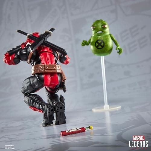 Marvel Legends Maximum Series Deadpool, Deluxe Deadpool Comics Collectible 6-Inch Action Figure with 24 Accessories Including X-Force’s Doop thumbnail 6
