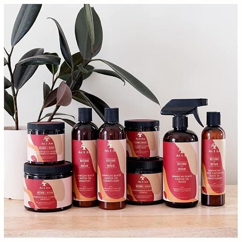 As I Am JBCO Water 16 oz - Nano Curl Strengthener - Moisturizes and Detangles - Anti-Frizz - Increases Fiber Strength - Enriched with Jamaican Black Castor Oil, Vitamin C, and Vitamin E, Red thumbnail 5