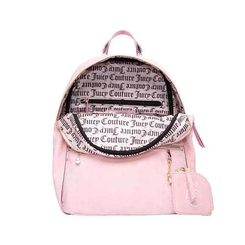 Juicy Couture Women's String of Pearls Backpack, Pink Diamond/Pink, One Size thumbnail 3