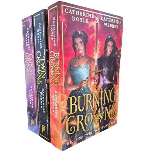 Twin Crowns Series 3 Books Collection Set By Katherine Webber (Twin Crowns, Cursed Crowns & Burning Crowns) - Image 1