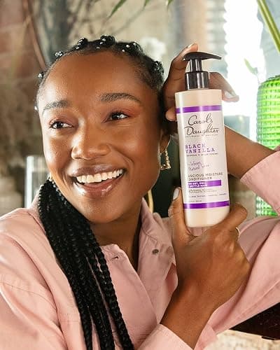 Carol's Daughter Black Vanilla Sulfate Free Shampoo and Conditioner Set for Curly, Wavy or Natural Hair, Moisturizing Hair Care for Dry, Damaged Split Ends, 1 Kit thumbnail 8