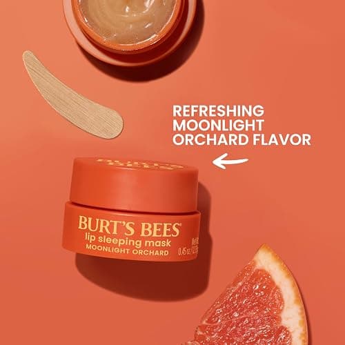 Burt’s Bees Moonlight Orchard Lip Sleeping Mask, 0.45 oz. | With Hyaluronic Acid and Squalane Moisturizer To Instantly Hydrate Lips, 100 Percent Natural Origin Lip Treatment thumbnail 4