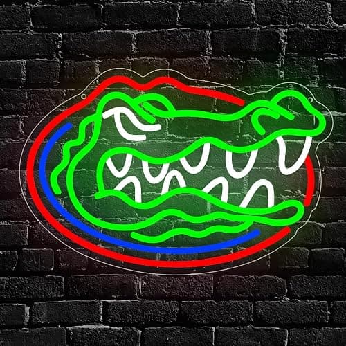 PILOYINDE Florida Gators Basketball Team Neon Sign LED Light for Bedroom Wall Decor, Modern Style, Wall Mount, 1 Count thumbnail 5