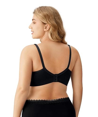 HBselect Women Maternity Bras 5 Pack Nursing Bras for Breastfeeding Seamless Pregnancy Sleep Bralette with Extra Extenders thumbnail 4
