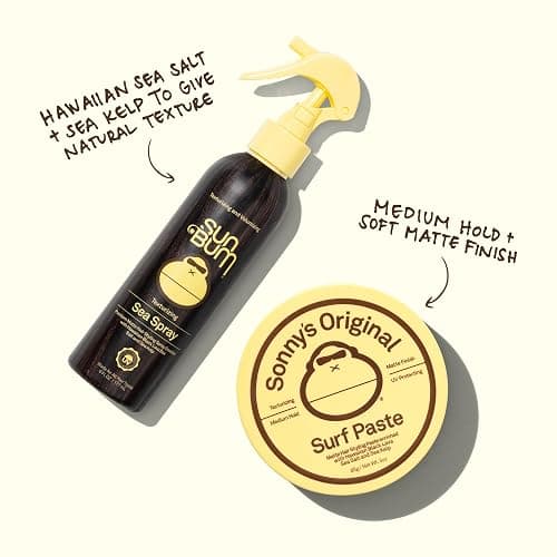 Sun Bum Sea Spray | Texturizing and Volumizing Sea Salt Spray | UV Protection With a Matte Finish | Medium Hold | For All Hair Types | 6 FL OZ Bottle | Texturizing, Volumizing, UV Protection, Matte Finish, All Hair Types, 6 FL OZ thumbnail 4