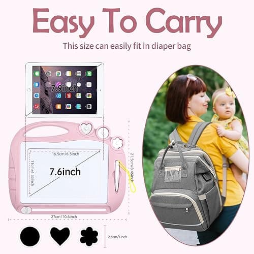 AiTuiTui Magnetic Drawing Board Toddler Toys for Girl Gifts, Erasable Doodle Sketching Writing Pad Travel Games for Kids in Car, Early Education Learning Skill Development Toys for Toddlers thumbnail 5