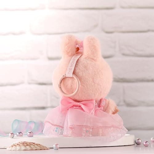 ALTRJO Designed for Labubu Clothes, Adorable Chic Dress Set for 17cm Labubu Dolls, Doll Clothes for Labubu Accessories (NO Doll) (Pink Gauze Skirt + Hairband) - Pink Gauze Skirt + Hairband thumbnail 5