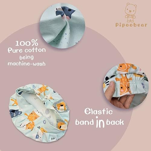 Pipoobear Kids Apron Adjustable Strap for Boys and Girls 100% Cotton, Toddler Chef Apron with Pocket for Kitchen Cooking thumbnail 5