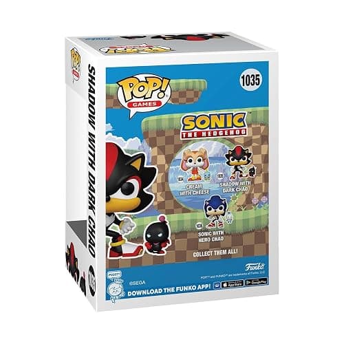 Funko POP & Buddy: Sonic - Shadow The Hedgehog with Dark Chao - Sonic The Hedgehog - Collectable Vinyl Figure - Gift Idea - Official Merchandise - for Kids & Adults - Video Games Fans thumbnail 3
