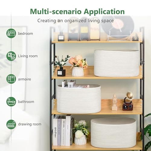 white storage bins pack of 2 thumbnail 8