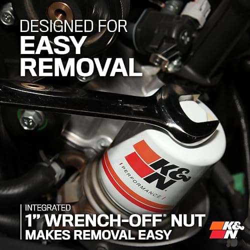 K&N Premium Oil Filter: 20,000 Mile Engine Protection with Wrench Off Nut: Compatible with Select 1988-2026 HYUNDAI/KIA/SUBARU/HONDA Vehicle Models (See Product Description for Select Models),HP-1004 thumbnail 2