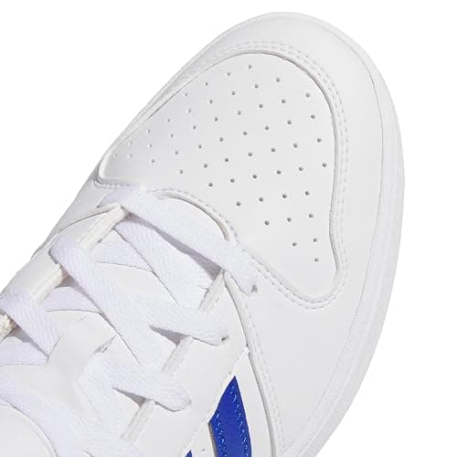 adidas Mens Hoops Mid Classic Lace Up Sneakers Shoes Casual - Blue, White thumbnail 6