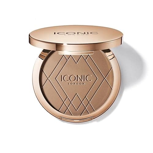 ICONIC LONDON Ultimate Bronzing Powder | Silky Powder, Flawless Matte Finish Bronzer Cruelty-Free, Vegan Makeup - Medium Bronze