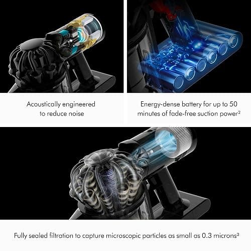Dyson Car+Boat Handheld Vacuum, Cordless and Lightweight, Cleans Hard Surfaces and Upholstery, 115AW, 2 Power Modes, Up to 50 Minutes² thumbnail 3