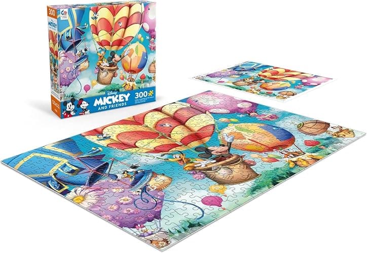 Ceaco - Disney - Mickey's Air Balloon - 300 Oversized Piece Jigsaw Puzzle thumbnail 4