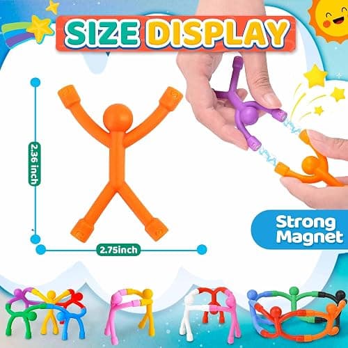 Magnetic Travel Toys Easter Basket Stuffers for Toddler Kids, Fidget Toys Airplane Car Travel Activities Essential,Road Trip ‌Sensory Toy Magnet People Men,Gifts Toys for 3 4 5 6 7 8 Year Old -10PCS thumbnail 2