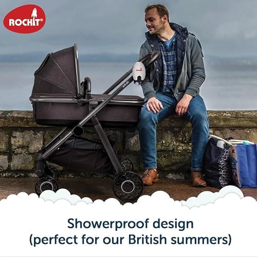 Rockit Rocker Rechargeable Pram & Pushchair Rocker - Baby Sleep Aid for Stroller or Buggy, Adjustable Speed, 60 Minute Timer, Baby Rocker, Universal Fit thumbnail 7