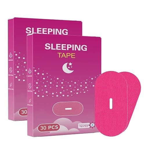 Mouth Tape for Sleeping Women 60 Count Pink Strip Tapes P-7 - Image 1